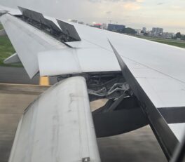 Landing in Saigon tijdens slecht weer
